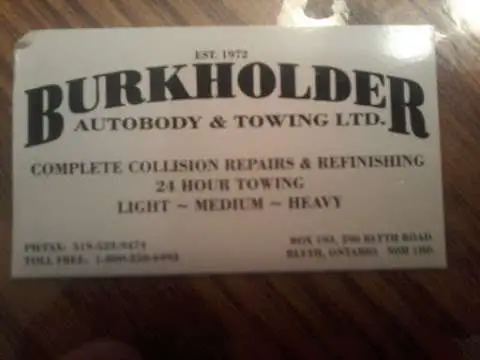 Burkholder Auto Body & Towing Ltd